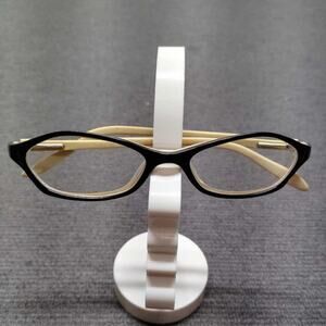 Capezio Lucy Eyeglasses Frames 49-17 135 Black & Cafe Beige Two-Tone Rectangular